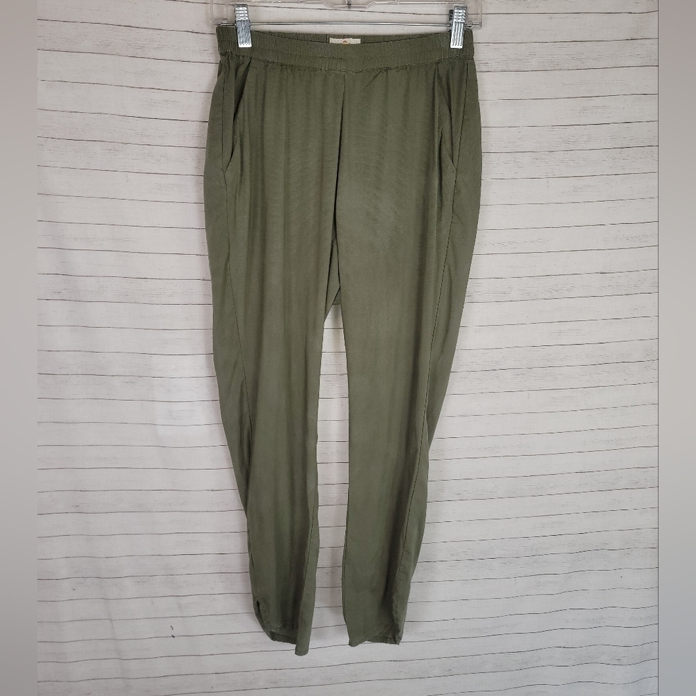 MARINE LAYER ALLISON PANT IN DUSTY OLIVE, SZ XS